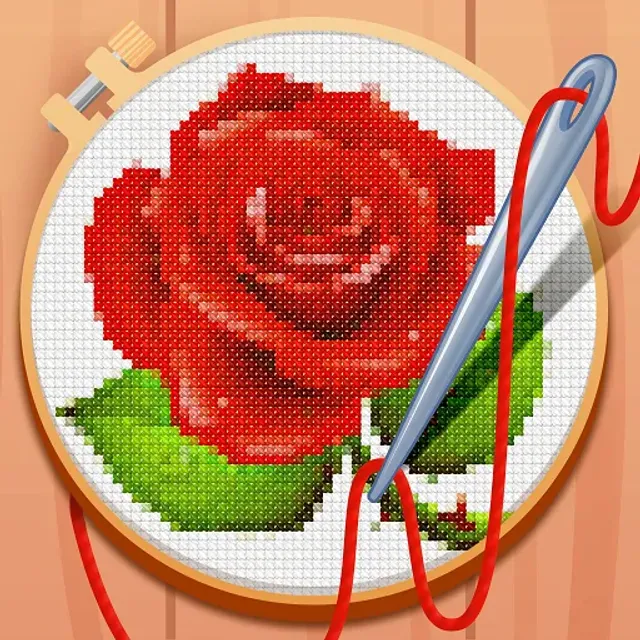 Cross-Stitch: Coloring Book — cover art